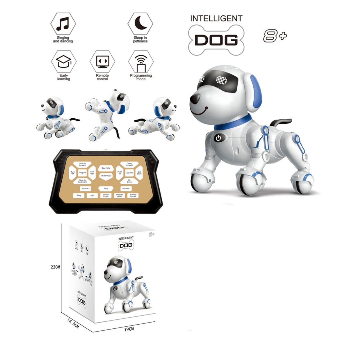ZS - Becky the Intelligent Robot Dog - Dog with Remote Control