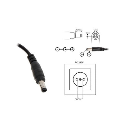 ZS - 12V 3Amp 2 Pin Dc CCTV Power Supply