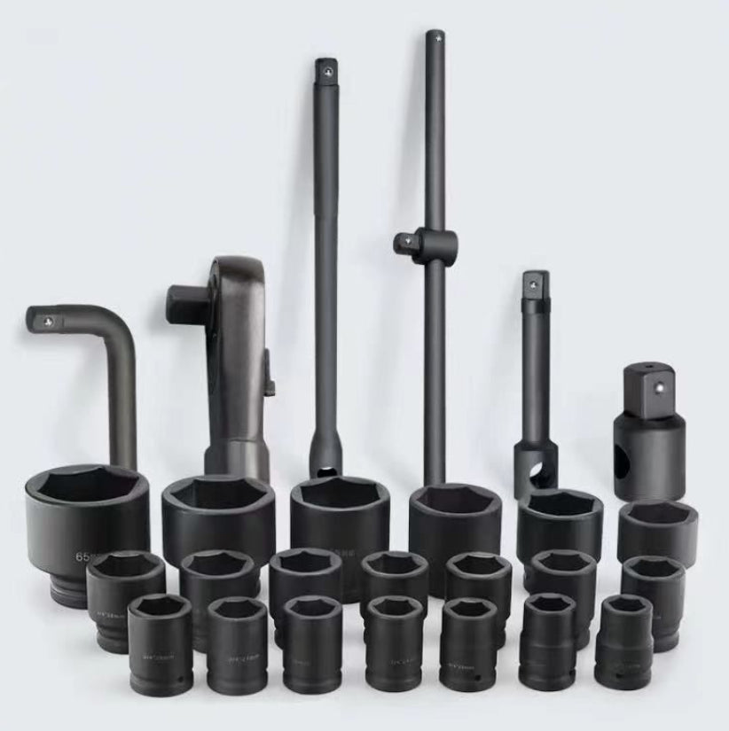 ZS - 26 Pieces 34 Heavy Duty Socket Wrench Set