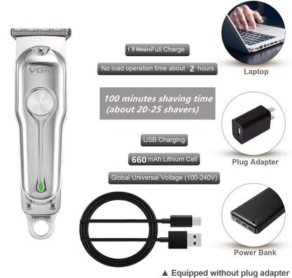 ZS - VGR V-071 Cordless Professional Waterproof Hair Clipper Groomer Kit