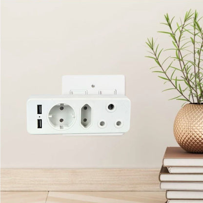 ZS - Redisson Multiplug 3-Way with 2xUSB for Phone Charging