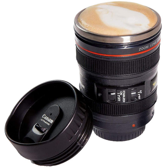 ZS - EF 24-105mm Camera Lens Thermo Flask for Coffee / Cold beverages.