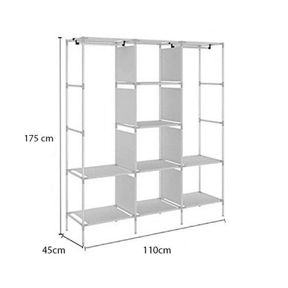 ZS - Wardrobe Storage - Grey