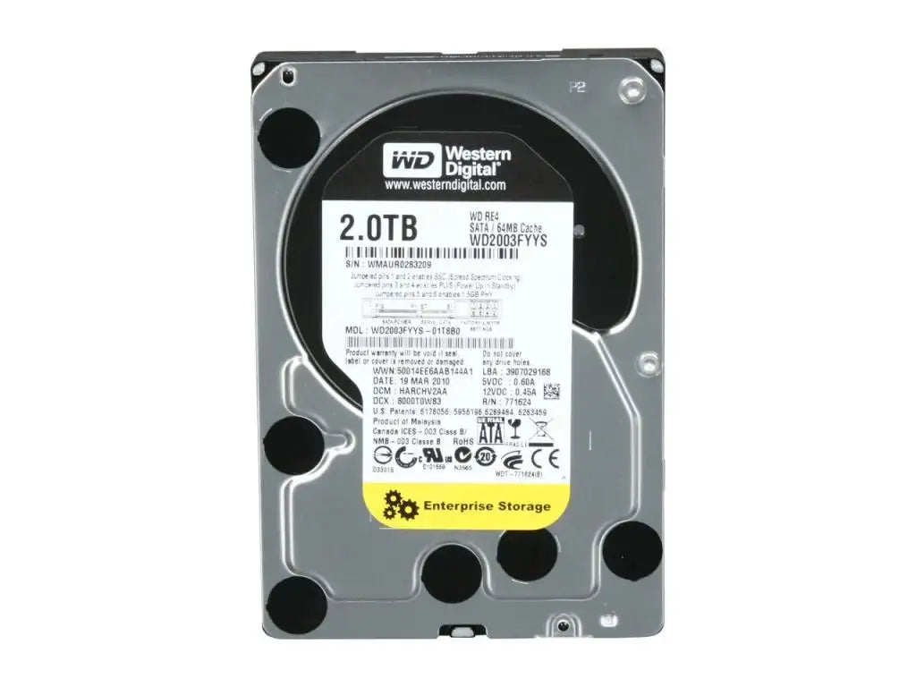 ZS - Western Digital WD ENTERPRISE STORAGE 3.5-INCH HARD DRIVE - 2TB