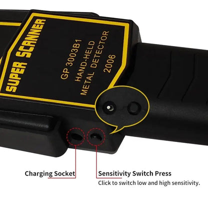 ZS - Super Scanner Metal Dectector Wireless Sensor Security System