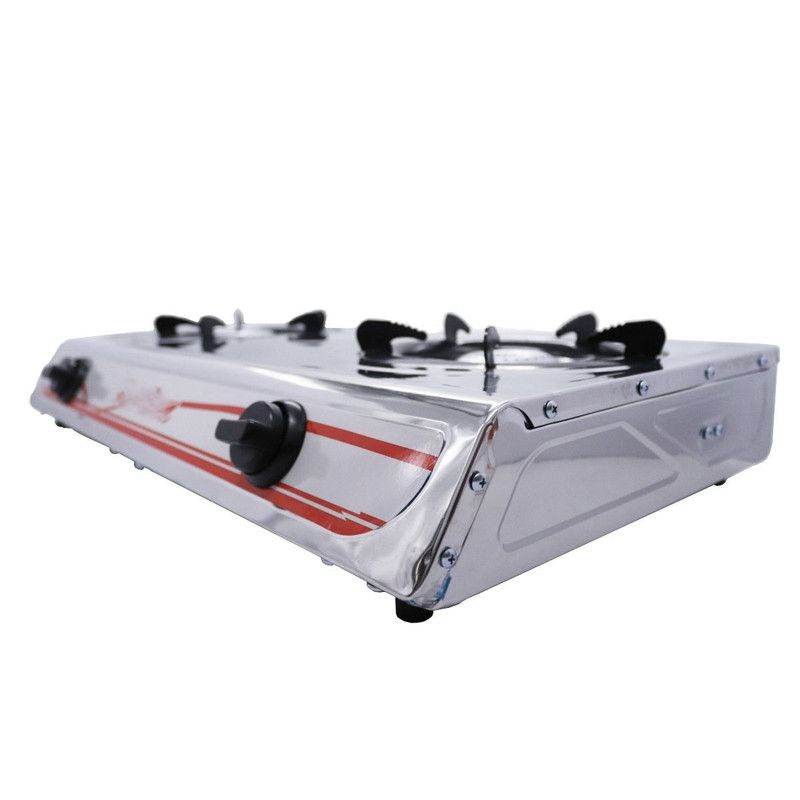 ZS - Aruif - 2 Burner Stainless Steel Gas Stove