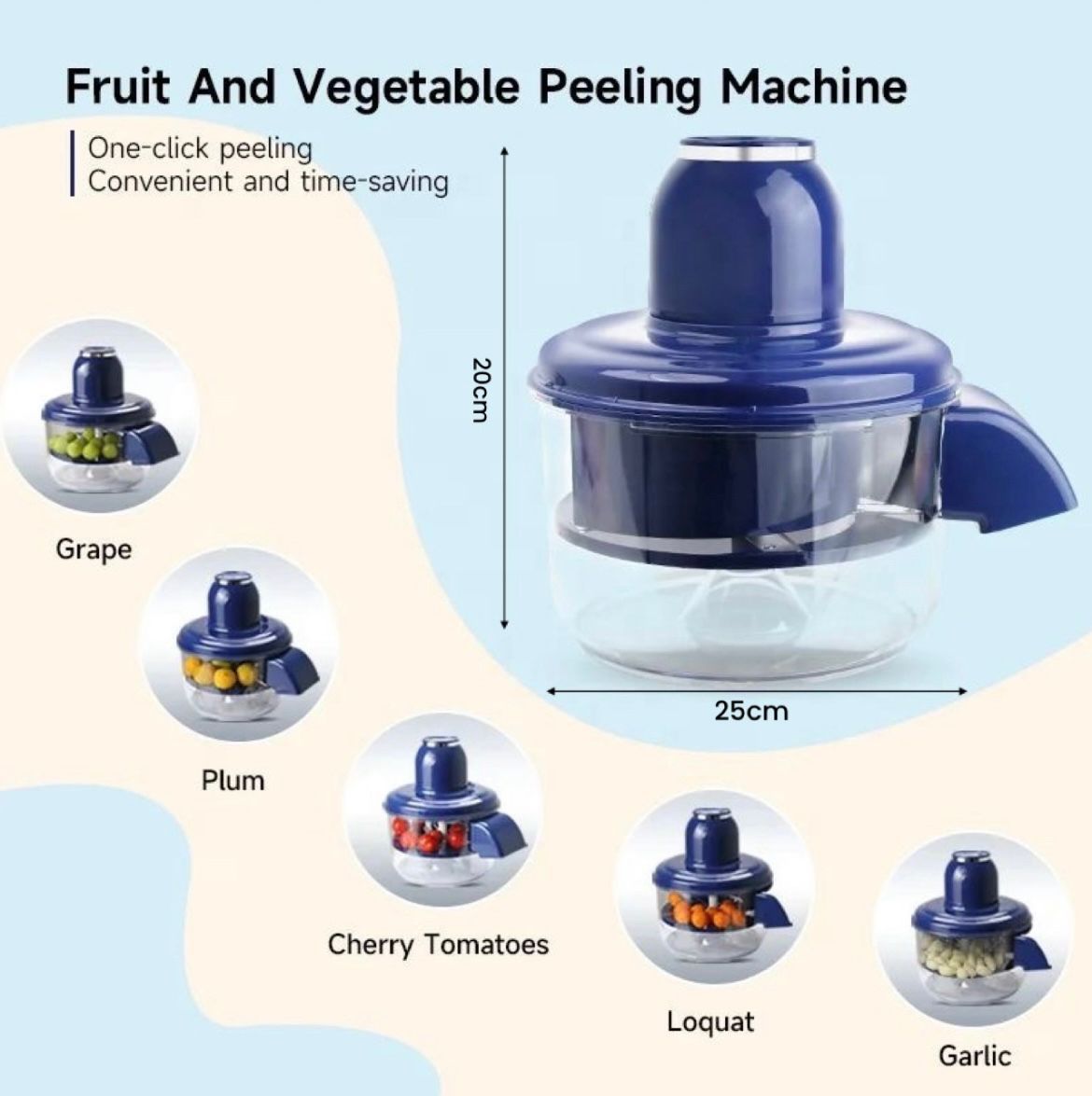 ZS - Automatic Fruit and Veg Peeler - Rechargeable