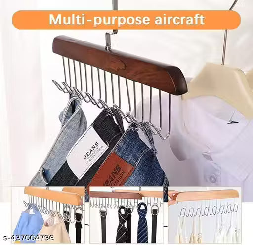 ZS - Space Saving Wooden Clothes Hanger