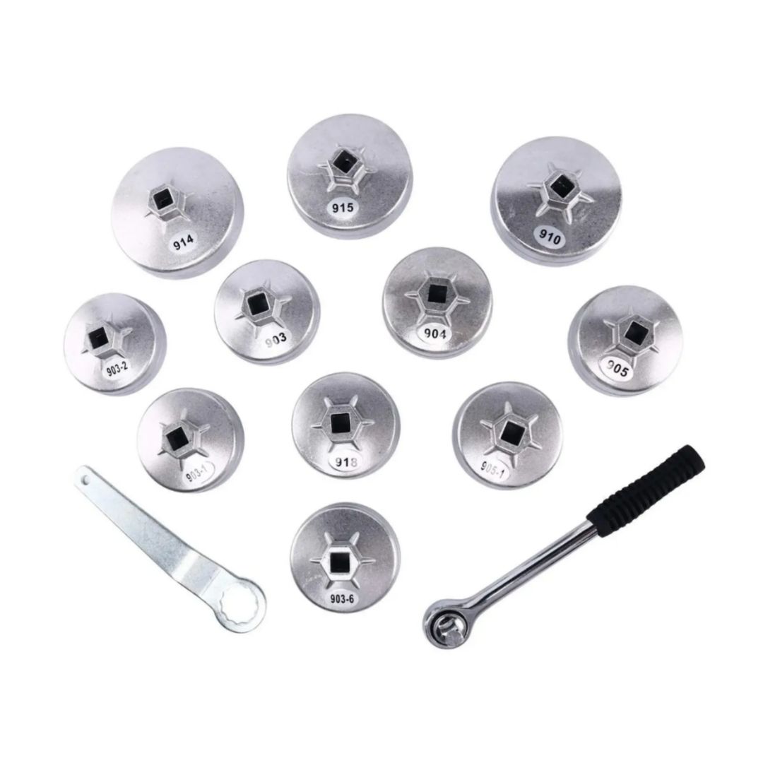 ZS - 23 Piece Aluminium Oil Filter Socket Wrench Set