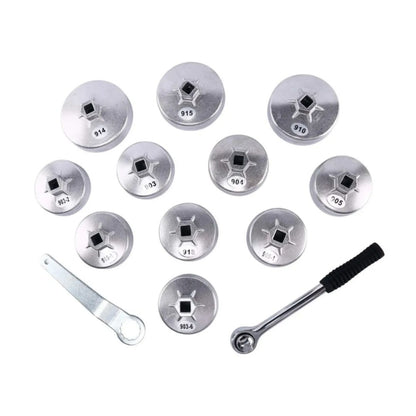 ZS - 23 Piece Aluminium Oil Filter Socket Wrench Set