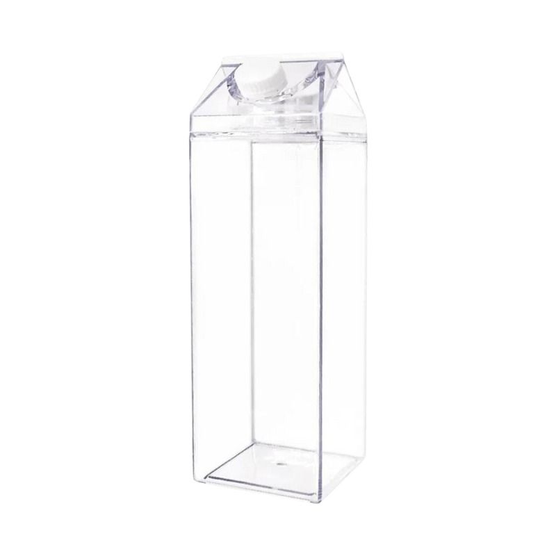 ZS - Milk - Water - Juice Clear Plastic Water Bottle 1L