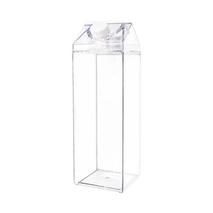ZS - Milk - Water - Juice Clear Plastic Water Bottle 1L