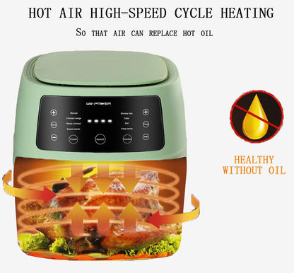 ZS - 8 Liter Digital Air fryer - Black