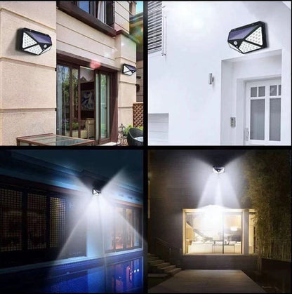 ZS - 100 LED Solar Wall Light with Motion Sensor
