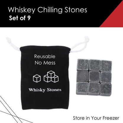 ZS - Whiskey Chilling Stones Set of 9