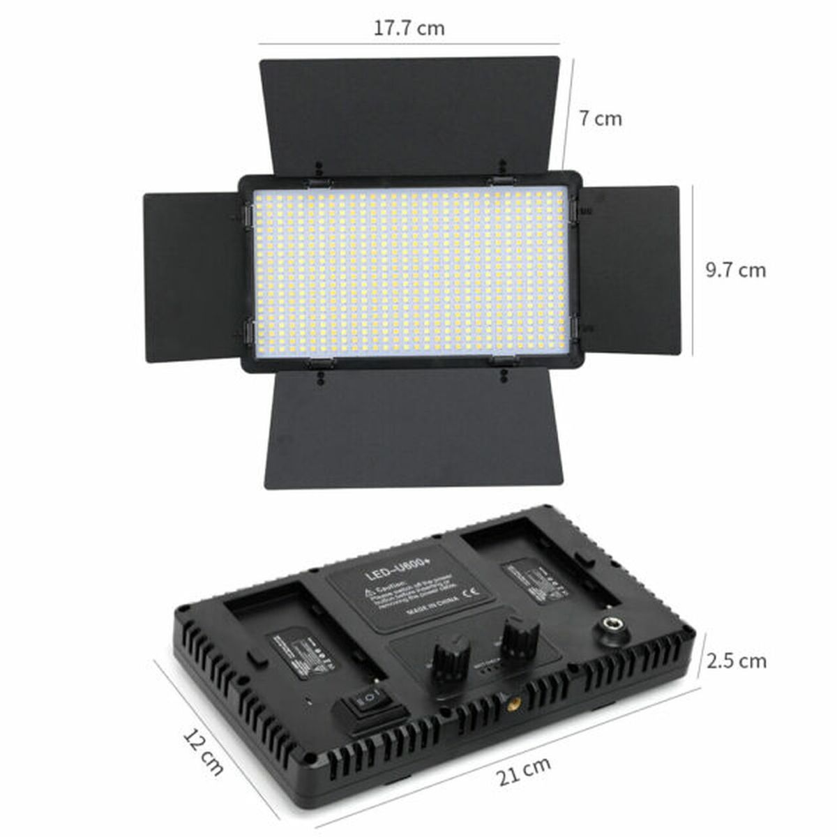 ZS - Professional Photo & Video Led Light Kit Varicolor 600-Bulb
