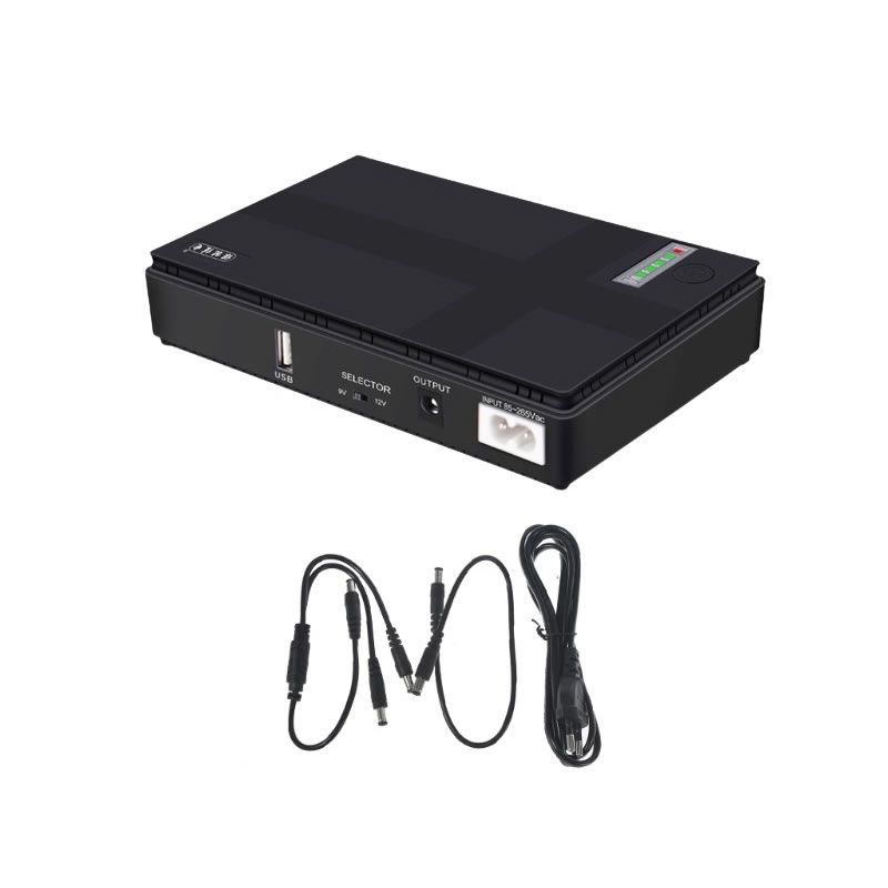 ZS - 10400mah Lithium Battery UPS 9v 12v Dc 15v 24v Poe Mini UPS