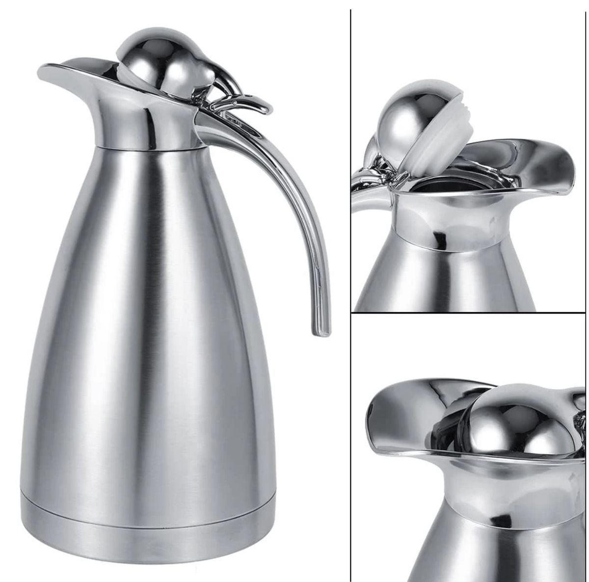 ZS - European Stainless Steel Vacuum Thermal Flask - 2 Litre