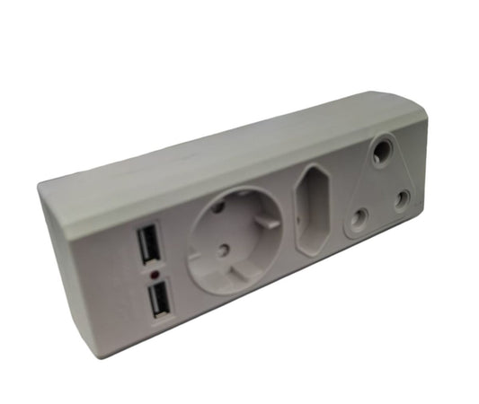 ZS - 3 Way Multi Plug-R-21USB