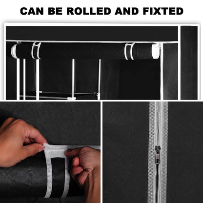ZS - Wardrobe Storage Rack Double