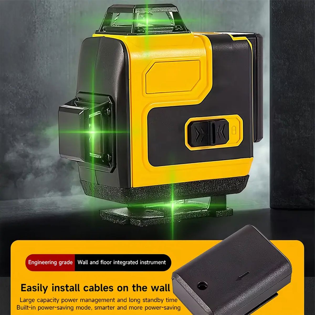 ZS - 3D-4D 16 Lines Rechargeable Laser Level Cordless