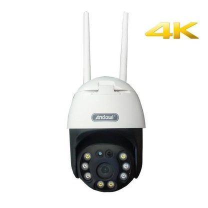 ZS - Andowl Q-S4 MAX Full HD 4K Wireless Smart Camera - Waterproof Outdoor Wi-Fi CCTV