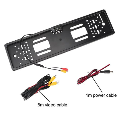 ZS - 12V Car Rear View Camera 4 LED License Plate Holder Parking