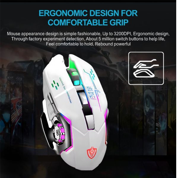 ZS - Shipadoo X7 Ergonomic Wired Gaming Mouse