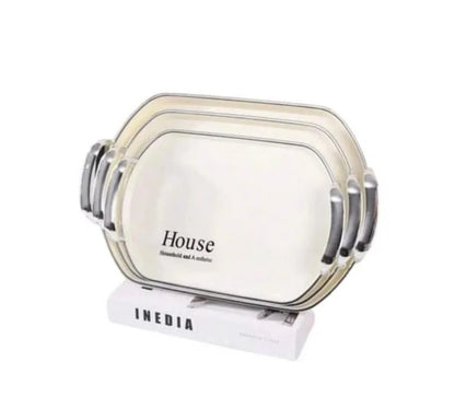 ZS - Multipurpose Tray Set 3pcs - Silver