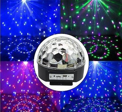 ZS - LED RGB Crystal Magic Effect Ball Disco DJ Stage Lighting