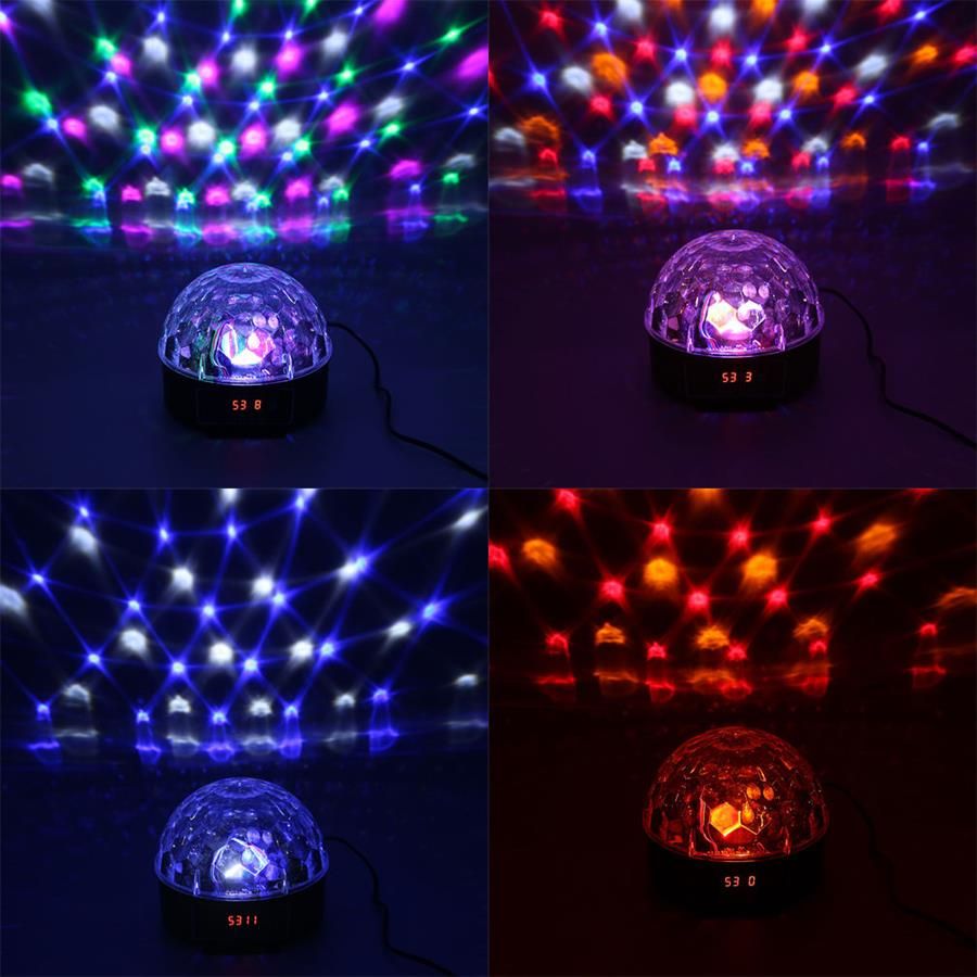 ZS - LED RGB Crystal Magic Effect Ball Disco DJ Stage Lighting