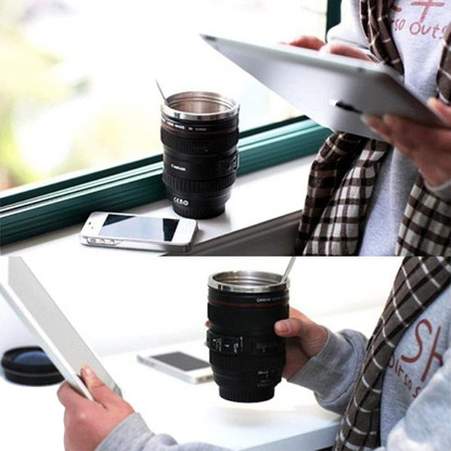 ZS - EF 24-105mm Camera Lens Thermo Flask for Coffee / Cold beverages.