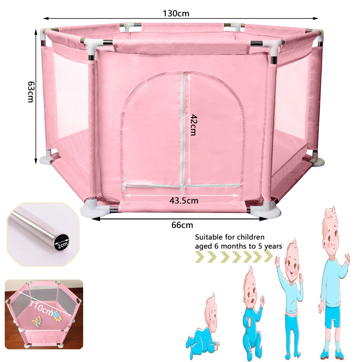 ZS - Baby Ball Pool Including Balls