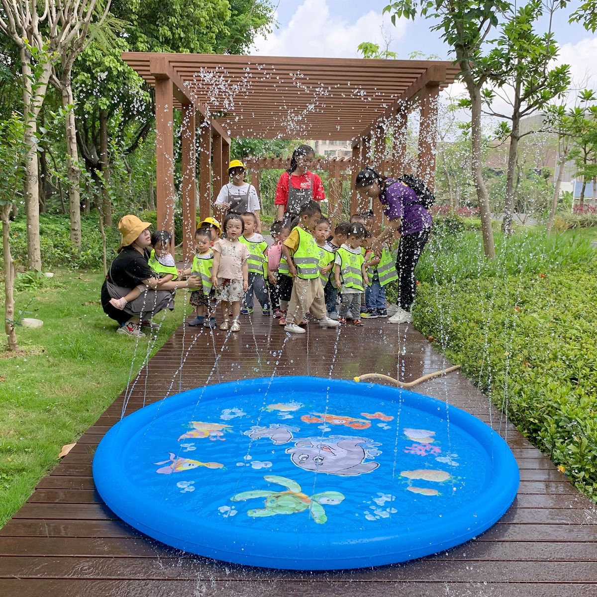 ZS - Water Sprinkler Mat Garden Water Slide Mat - 100 cm