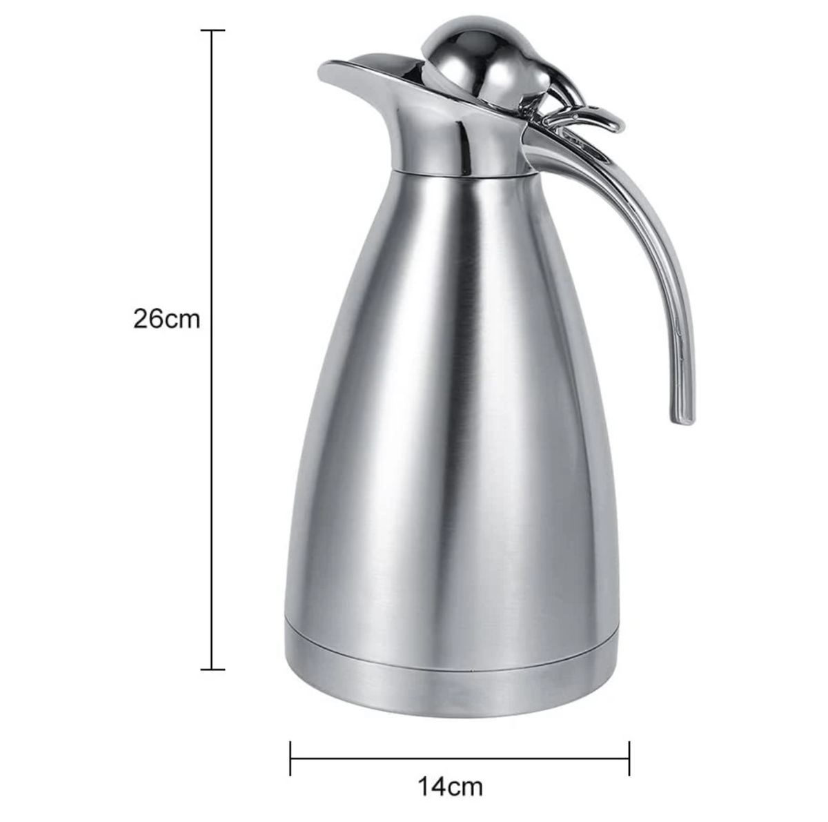 ZS - European Stainless Steel Vacuum Thermal Flask - 2 Litre