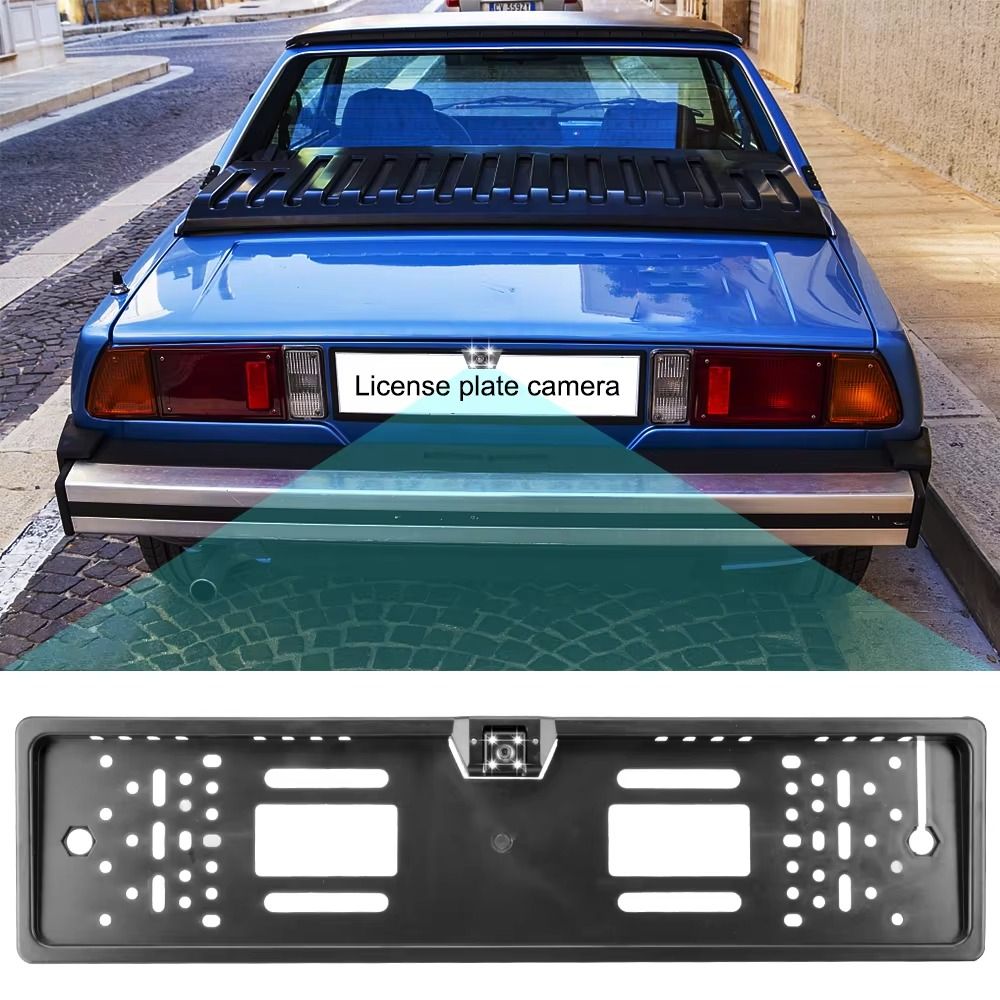 ZS - 12V Car Rear View Camera 4 LED License Plate Holder Parking