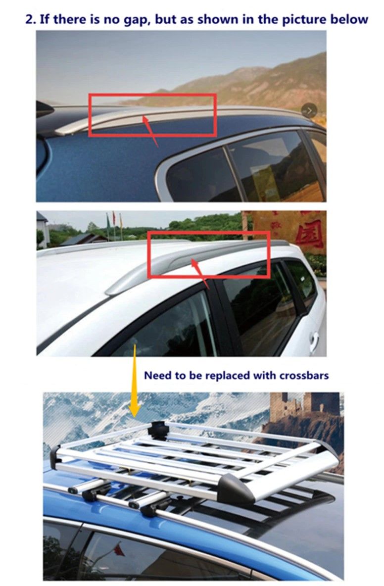 ZS - Universal Aluminum Alloy Luggage Basket For SUV Roof Rack -Double Deck