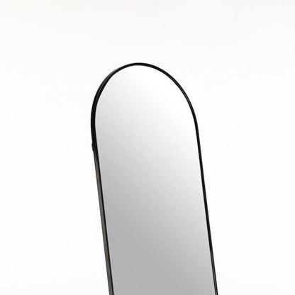 ZS - Free-Standing or Wall-Mount Aluminum Frame Arched Mirror - 146 cm x 36 cm