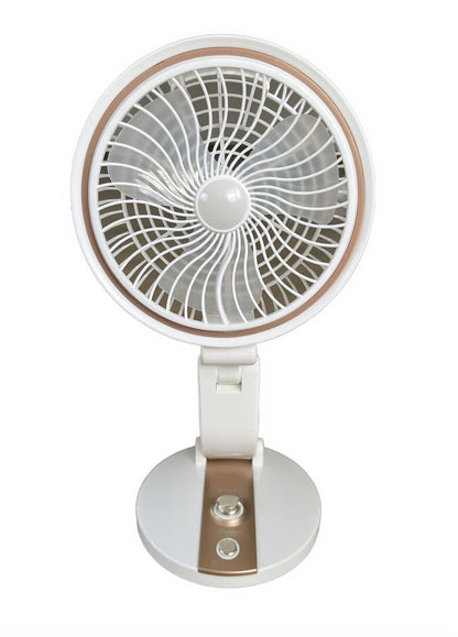 ZS - Portable rechargeable Continuously Variable Folding Lighting fan