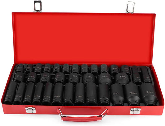 ZS - 35pcs 1/2 inch Heavy Duty Impact Socket Set