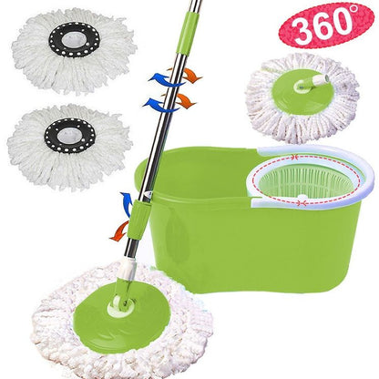 ZS - Rotating 360 Spin Mop And Plastic Bucket Set