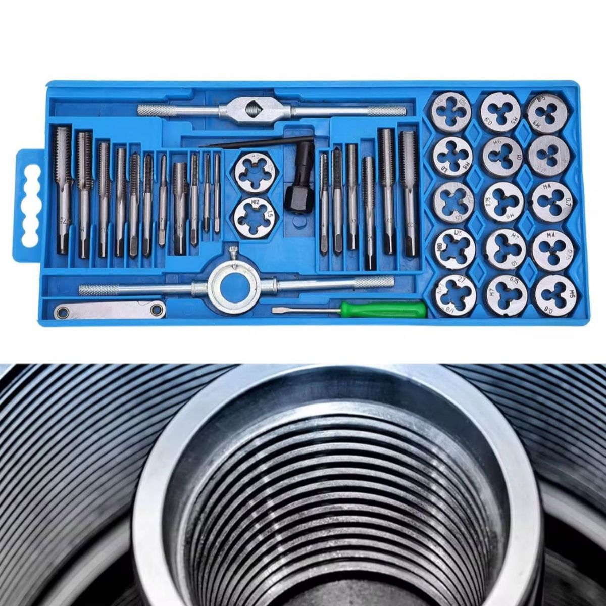ZS - 40 Piece Tap & Die Set Vehicle Tool Kit