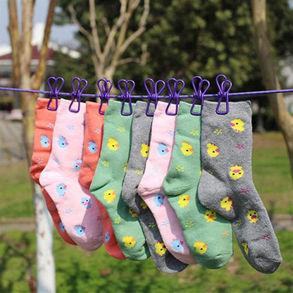 ZS - Camping Home Laundry Line Elastic Clothesline