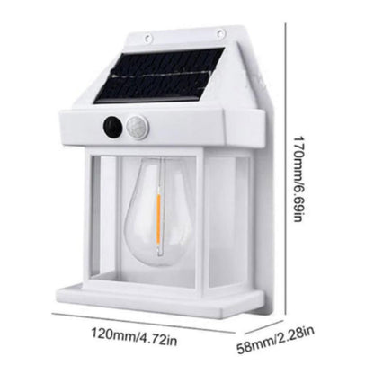 ZS - Solar Wall Lantern Outdoor Wireless Dusk To Dawn Motion Sensor Led Lights