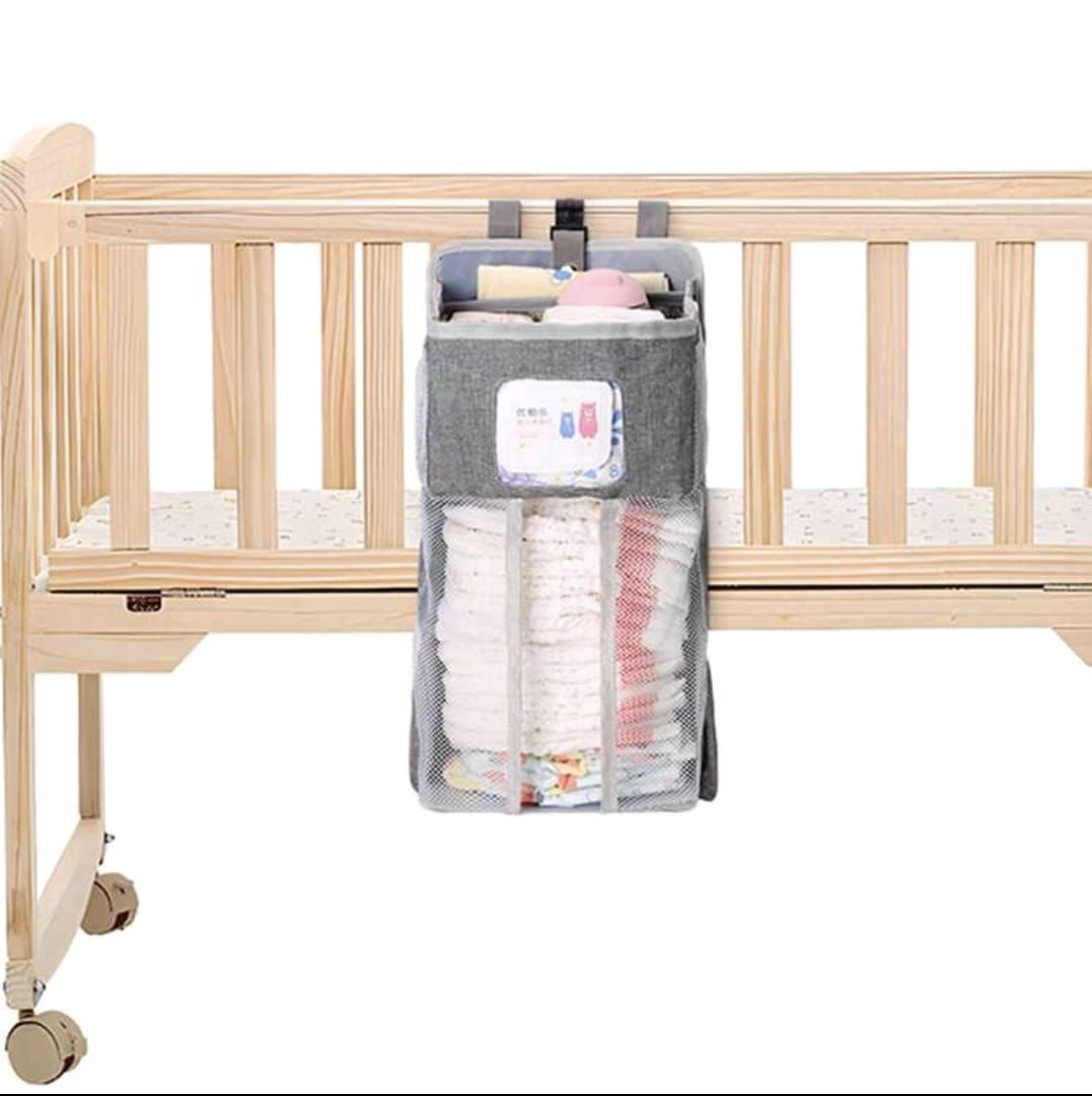ZS - Hanging Diaper Caddy/Diaper Bag, Crib Side Companion