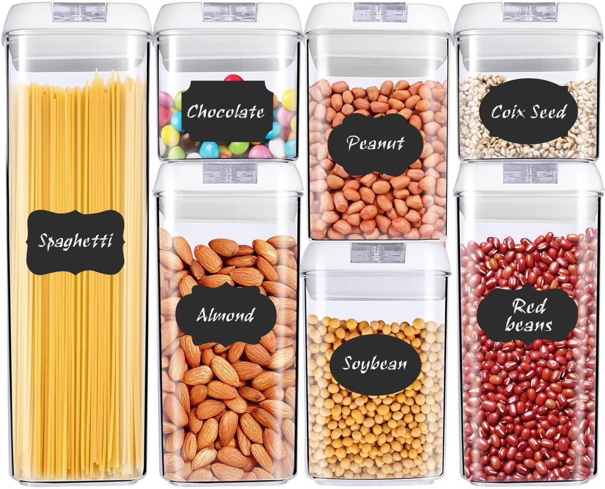 ZS - 7 Pieces Of Air-Tight Sealed Food Storage Container Set