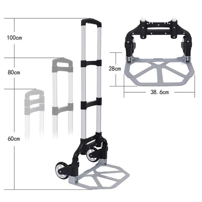 ZS - Aluminum Folding Portable Trolley 75KG