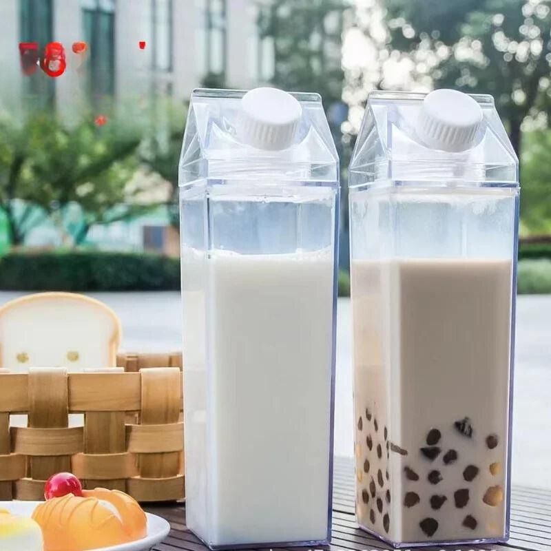 ZS - Milk - Water - Juice Clear Plastic Water Bottle 1L