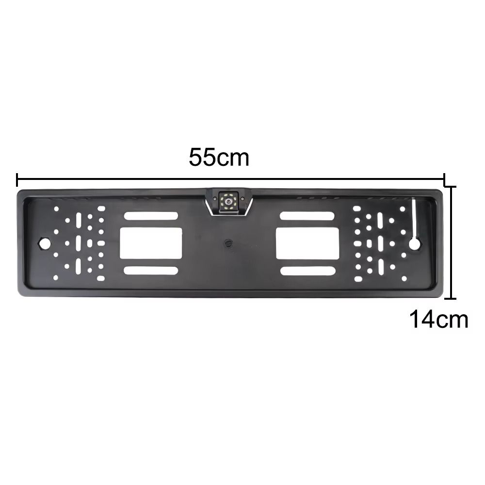 ZS - 12V Car Rear View Camera 4 LED License Plate Holder Parking