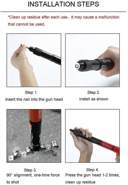ZS - 100pcs Round Steel Nails for Portable Nail Gun